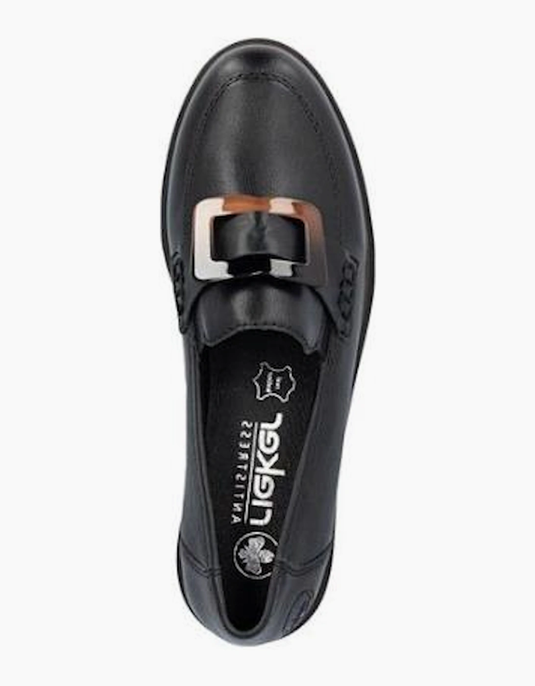 Rieker Ladies Shoes 45553-00 in Black
