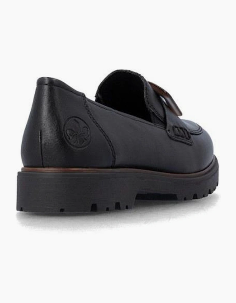 Rieker Ladies Shoes 45553-00 in Black