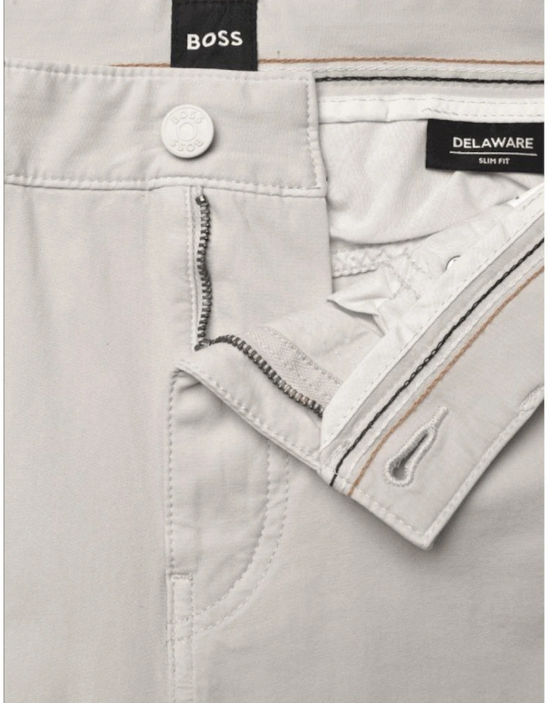 H-Delaware5 Slim Fit Lightweight Grey Trousers