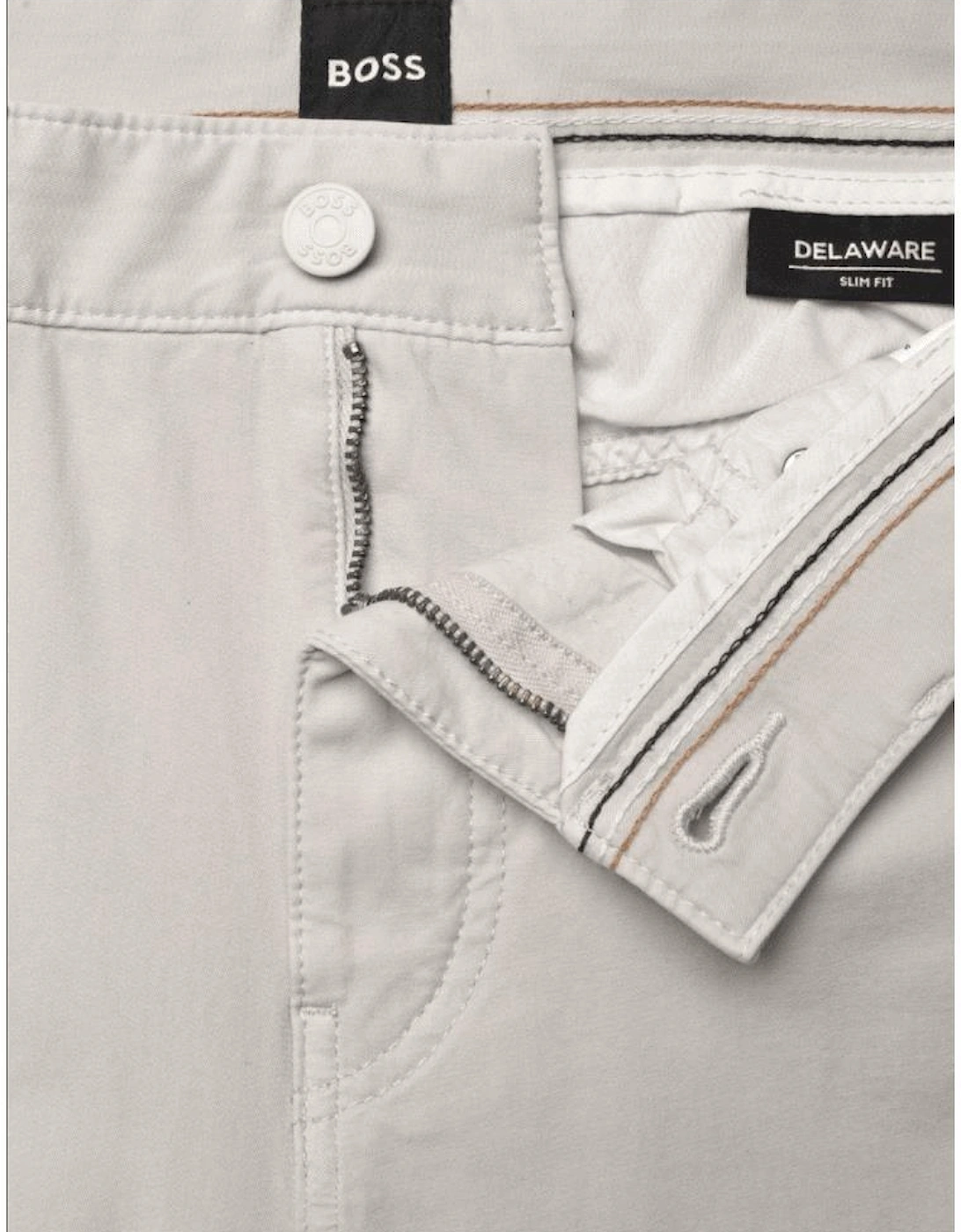 H-Delaware5 Slim Fit Lightweight Grey Trousers