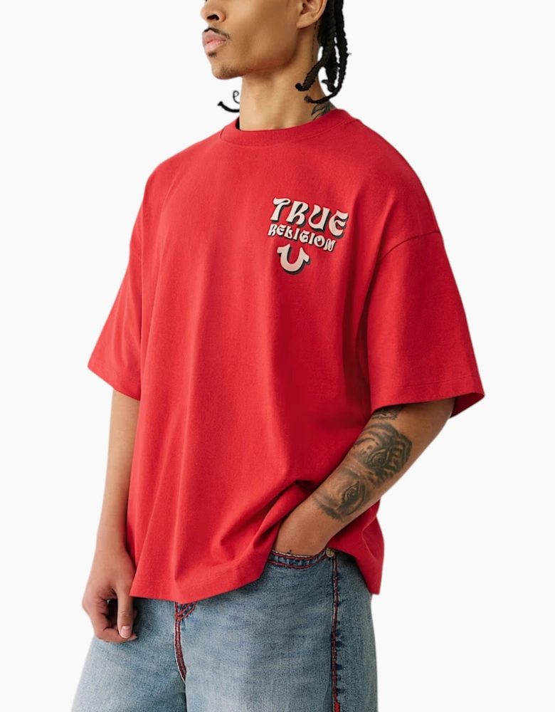 True Religion 109297 Mens Oversized T Shirts