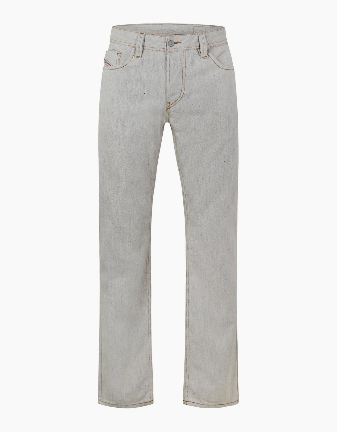 Diesel Men's White Markee Pantaloni Straight Jeans - Size 38/32