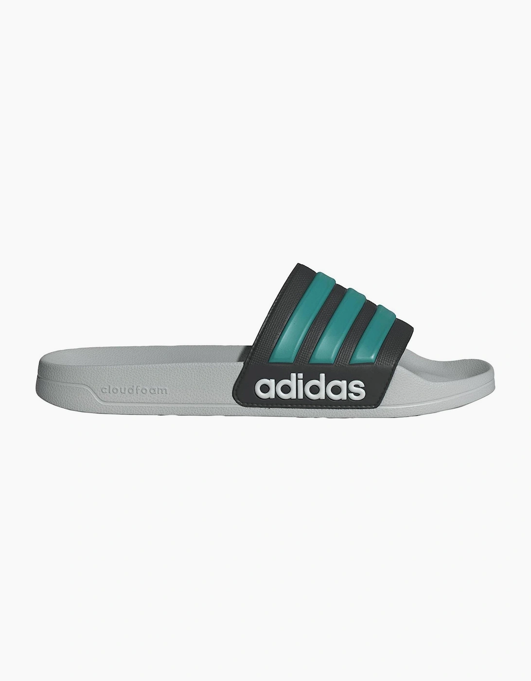 Adidas Unisex Black Adilette Shower Slider - Size: 9 43.3