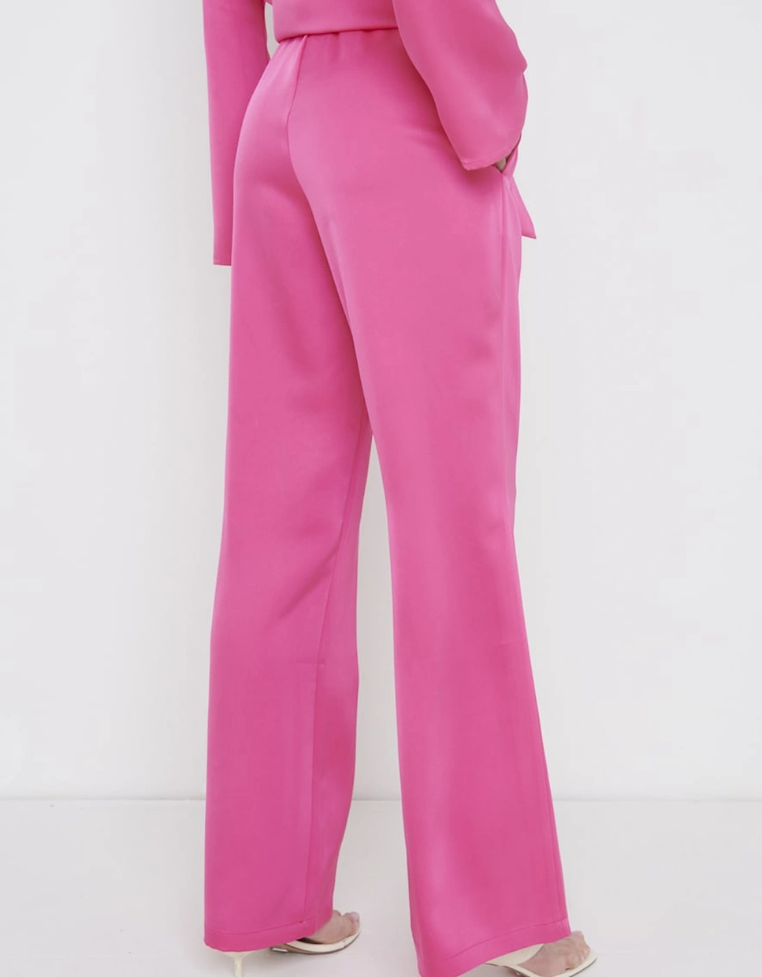 Ashley Straight Leg Trousers - Fuchsia