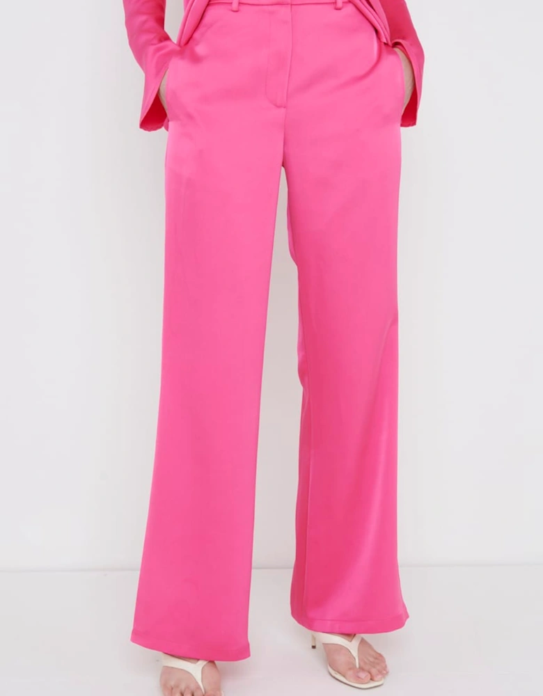 Ashley Straight Leg Trousers - Fuchsia