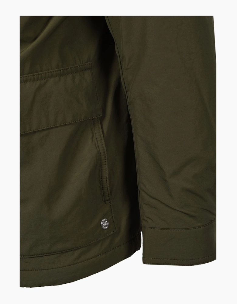 BOSS BLACK C-CORPO CASUAL JACKET OPEN GREEN