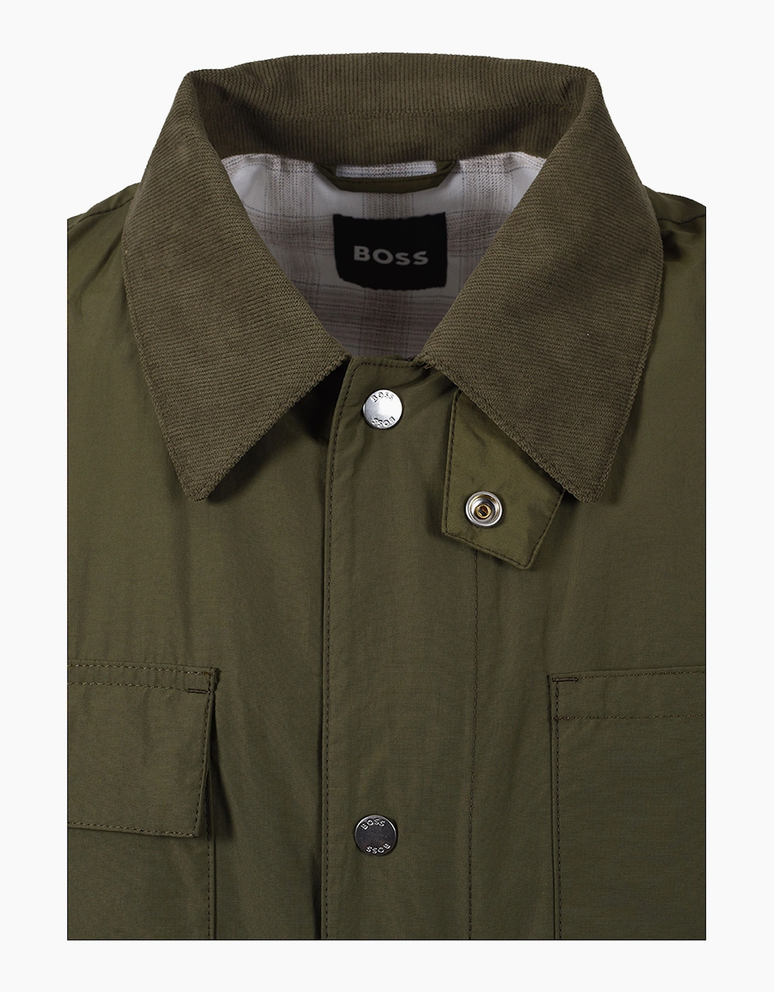BOSS BLACK C-CORPO CASUAL JACKET OPEN GREEN