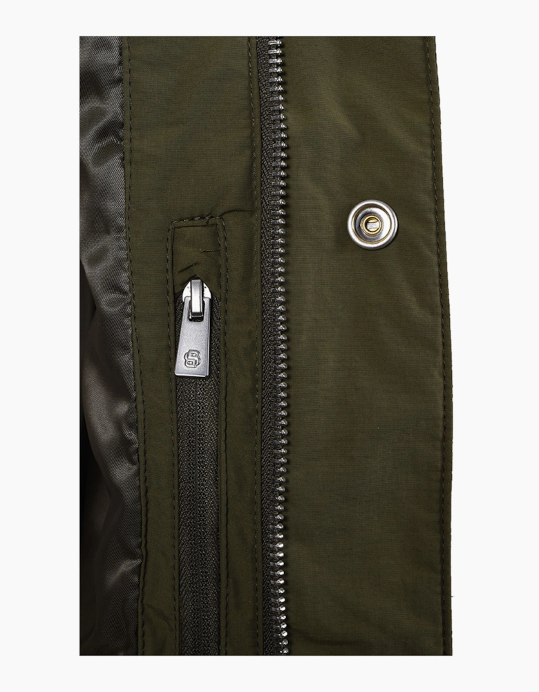 BOSS BLACK C-CORPO CASUAL JACKET OPEN GREEN
