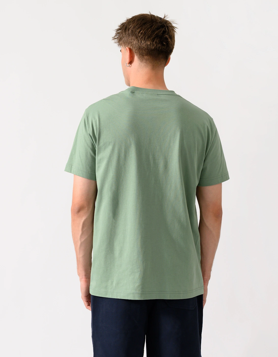 GANT Mens Logo Graphic Short Sleeve T-Shirt - 308 Surplus Mint