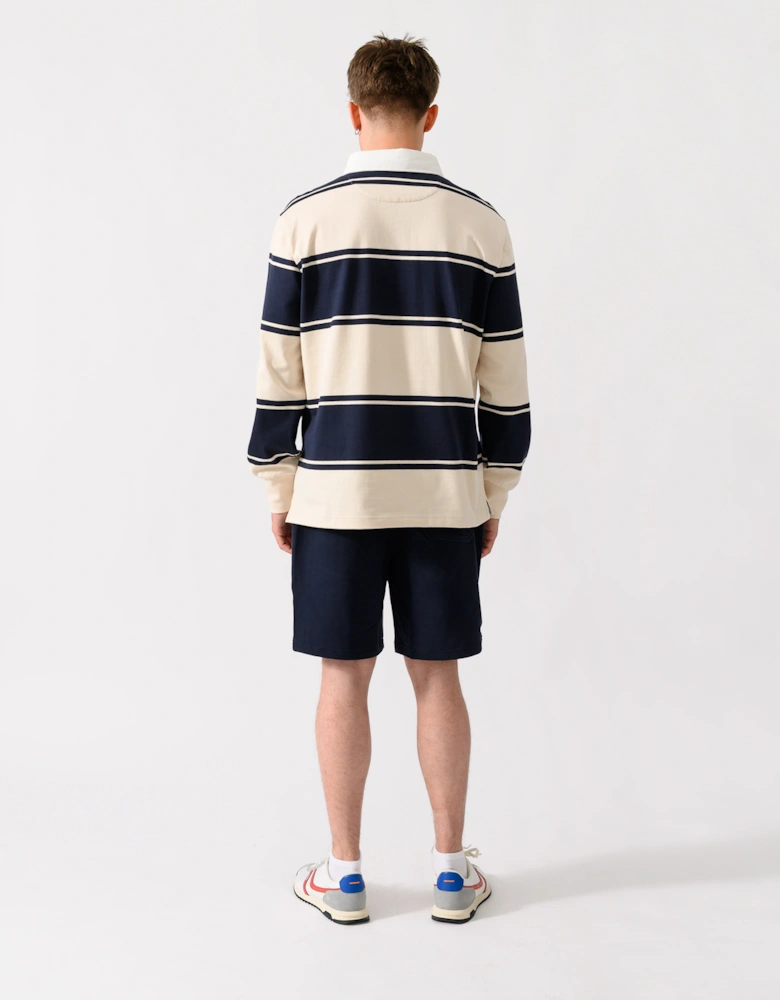 Belstaff Mens Logo Sweatshorts - Dark Ink