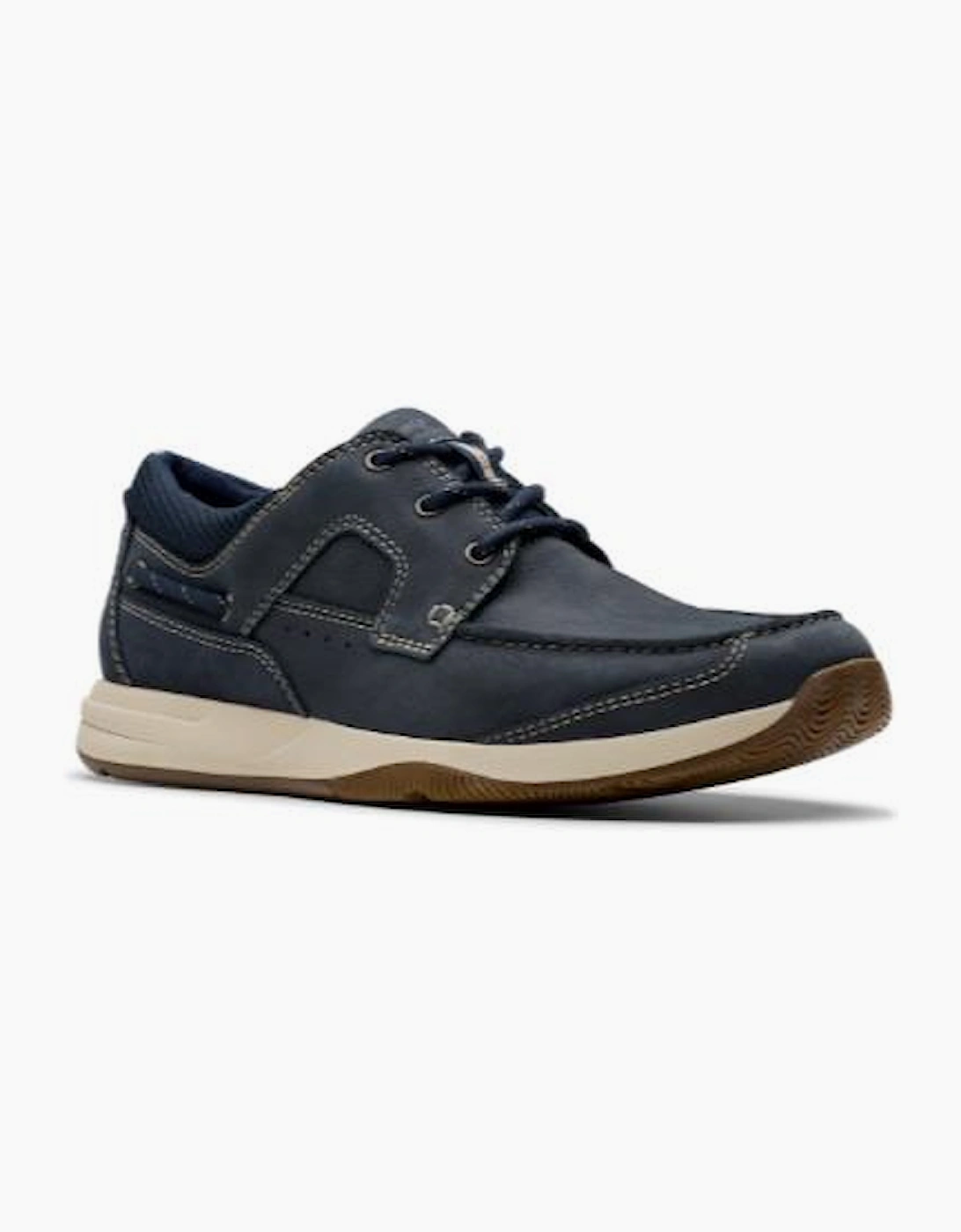 Clarks Sailview Lace in Navy nubuck