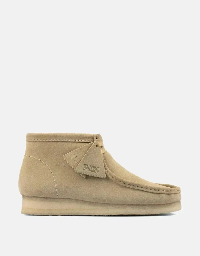 CLARKS ORIGINALS MENS WALLABEE BOOTS MAPLE SUEDE