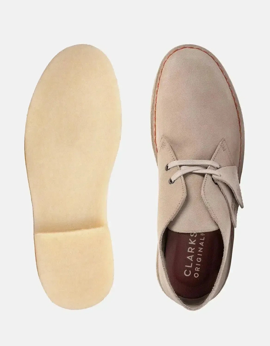 CLARKS ORIGINALS MENS DESERT BOOTS SAND SUEDE