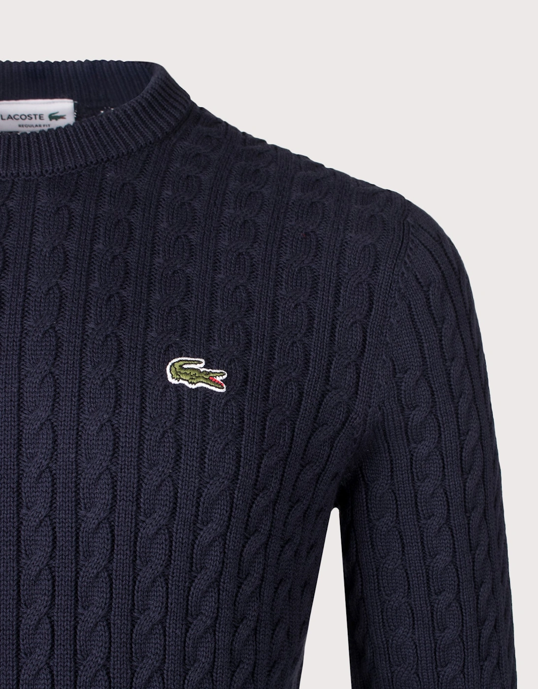 Regular Fit Cable Knitted Jumper
