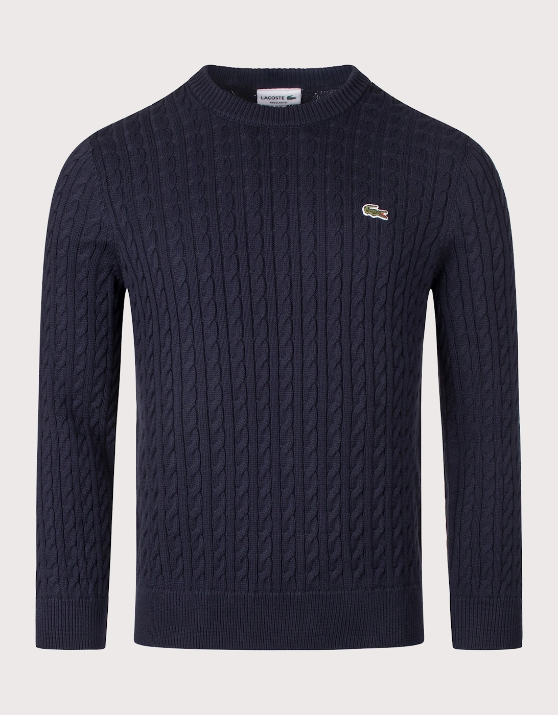 Regular Fit Cable Knitted Jumper, 4 of 3