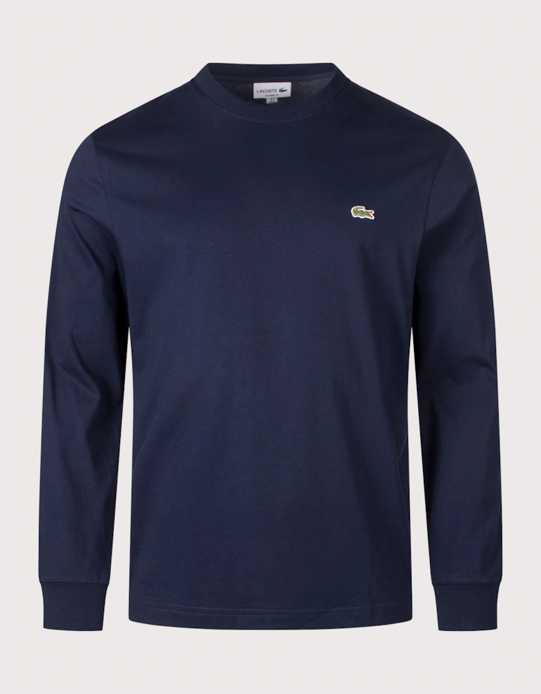 Classic Fit Long Sleeved Cotton T-Shirt