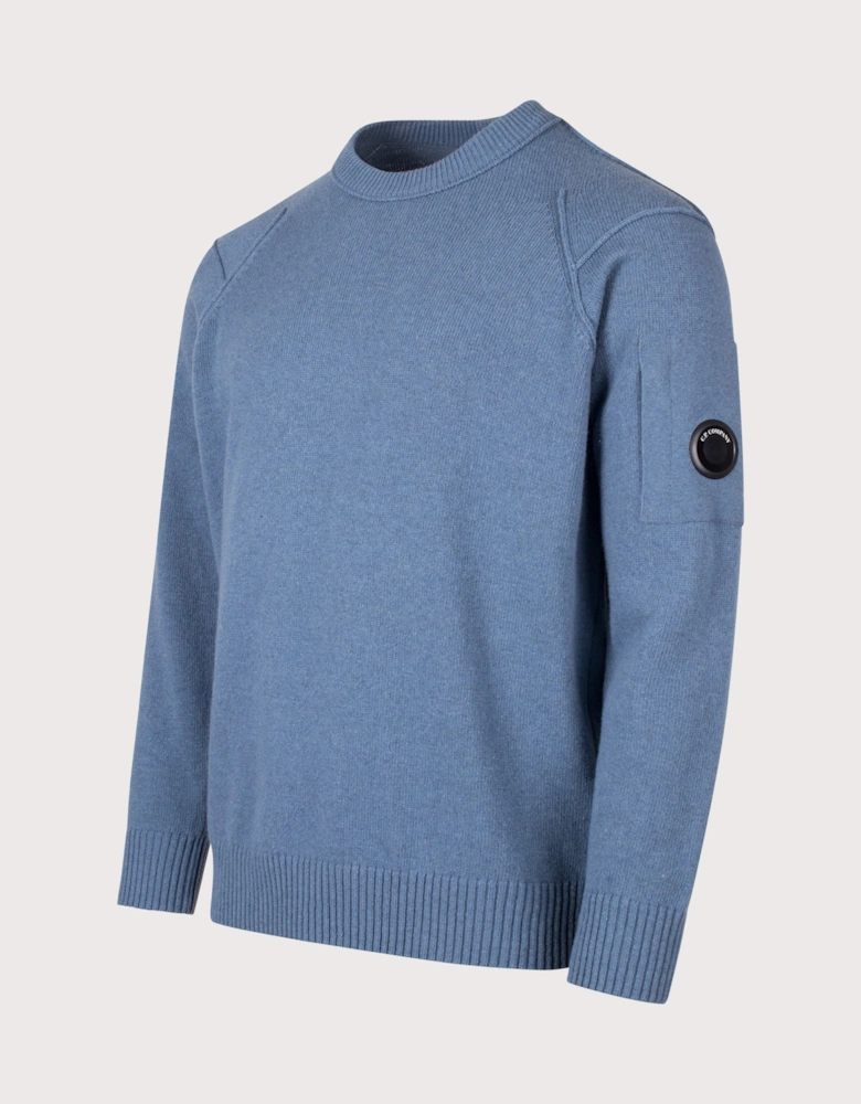 Lambswool GRS Crewneck Lens Jumper