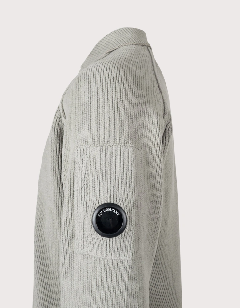 Chenille Cotton Polo Jumper