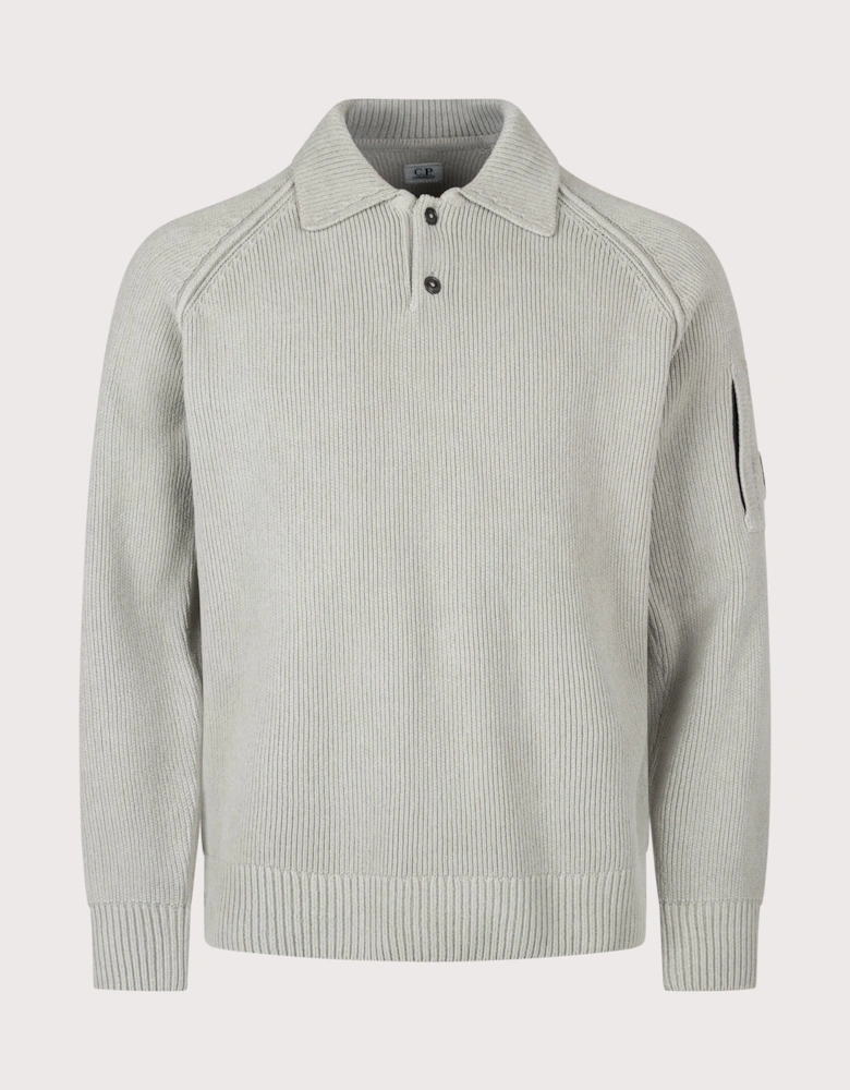 Chenille Cotton Polo Jumper