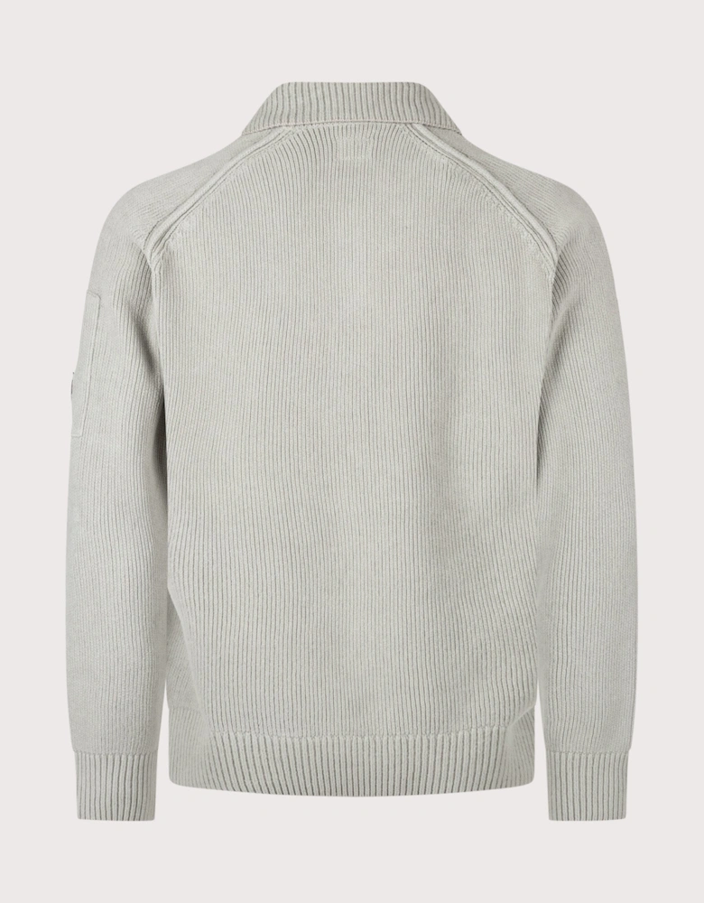 Chenille Cotton Polo Jumper
