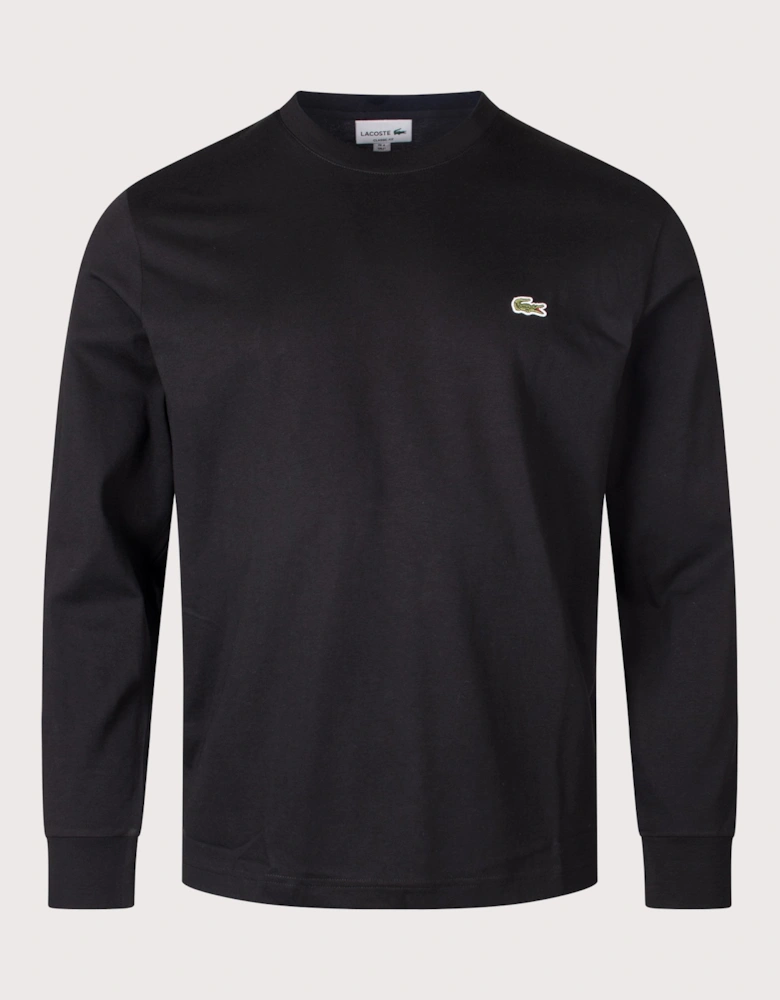 Classic Fit Long Sleeved Cotton T-Shirt