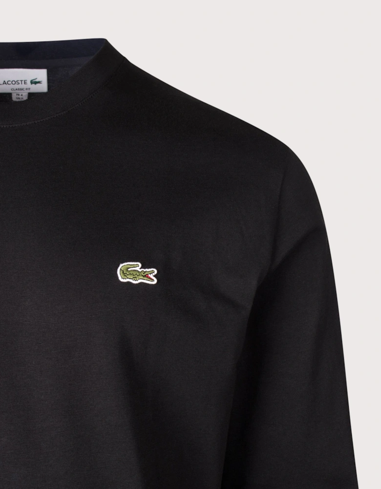 Classic Fit Long Sleeved Cotton T-Shirt