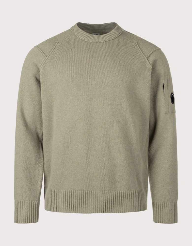 Lambswool GRS Crewneck Lens Jumper