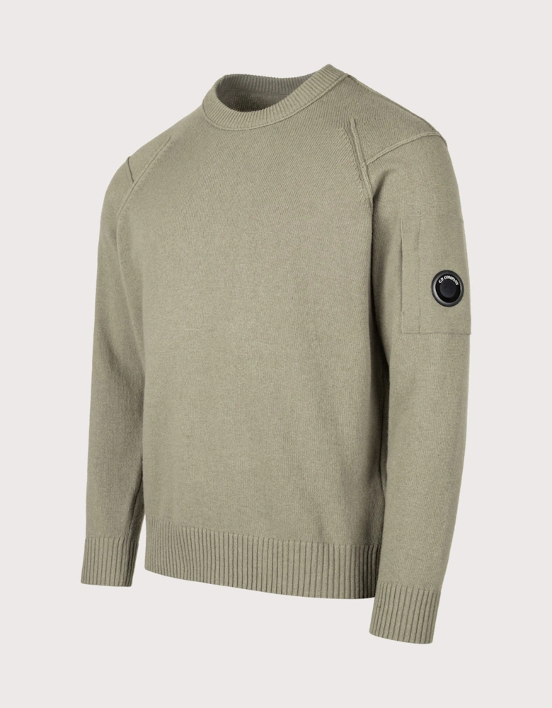 Lambswool GRS Crewneck Lens Jumper