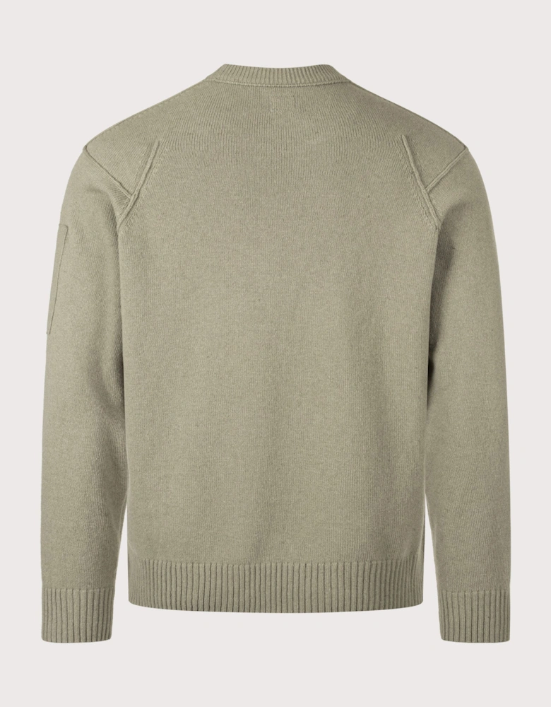 Lambswool GRS Crewneck Lens Jumper