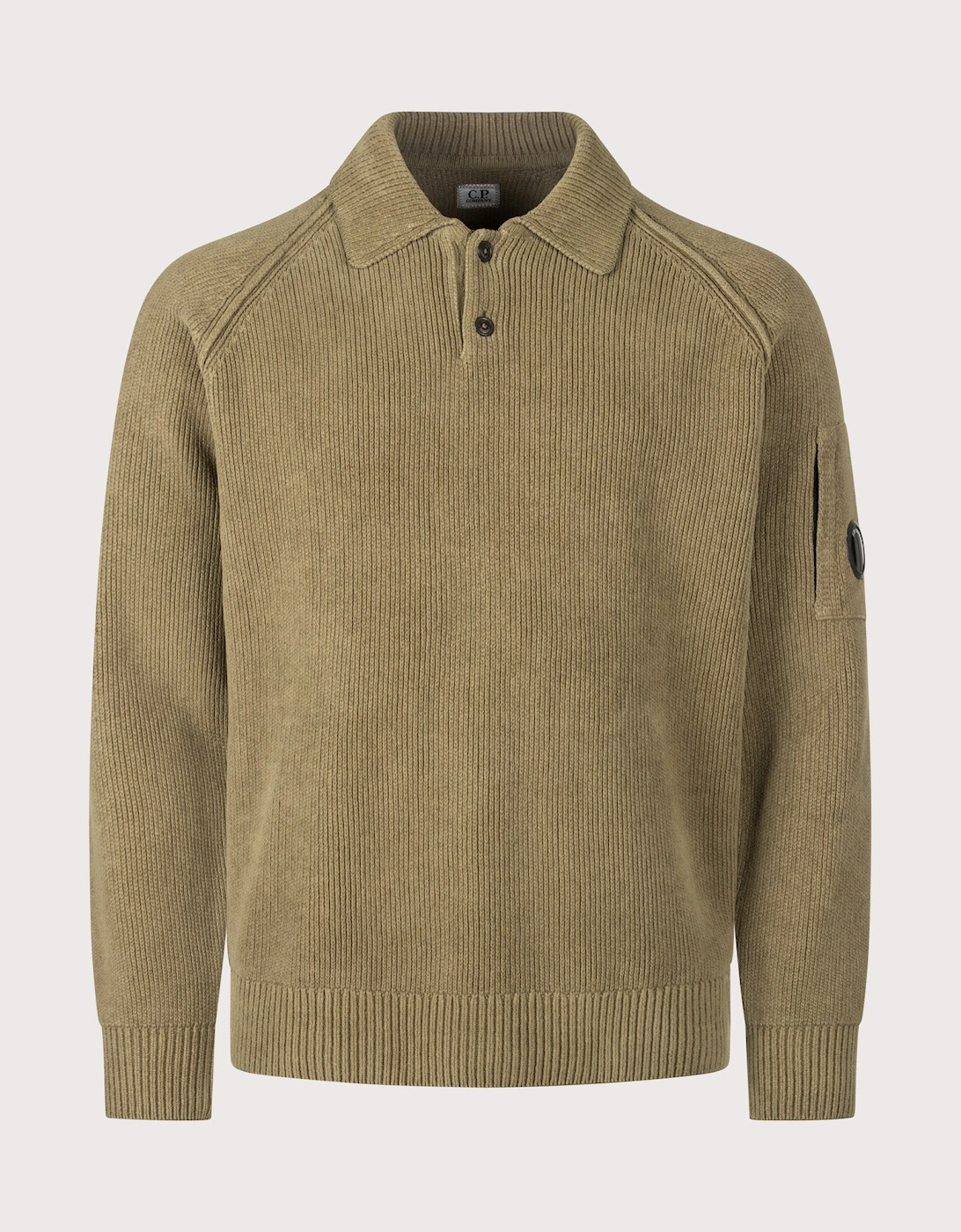 Chenille Cotton Polo Jumper