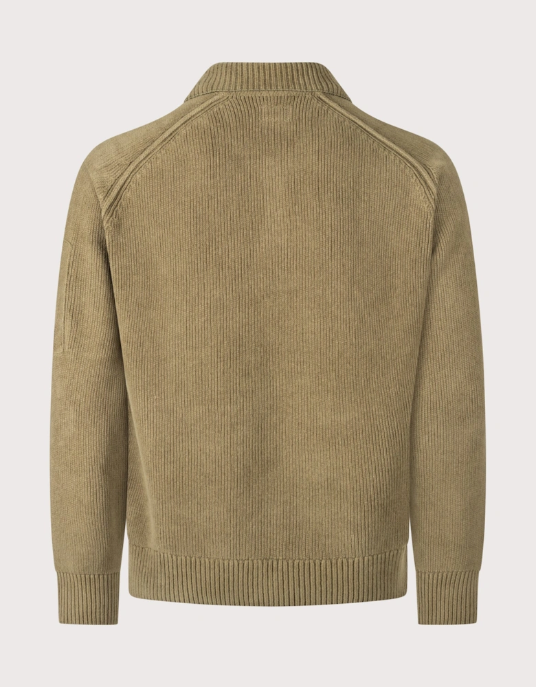 Chenille Cotton Polo Jumper