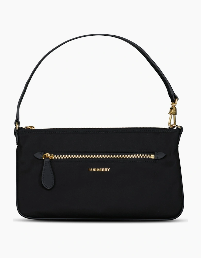 Burberry Nylon Pouch Shoulder Bag in Black