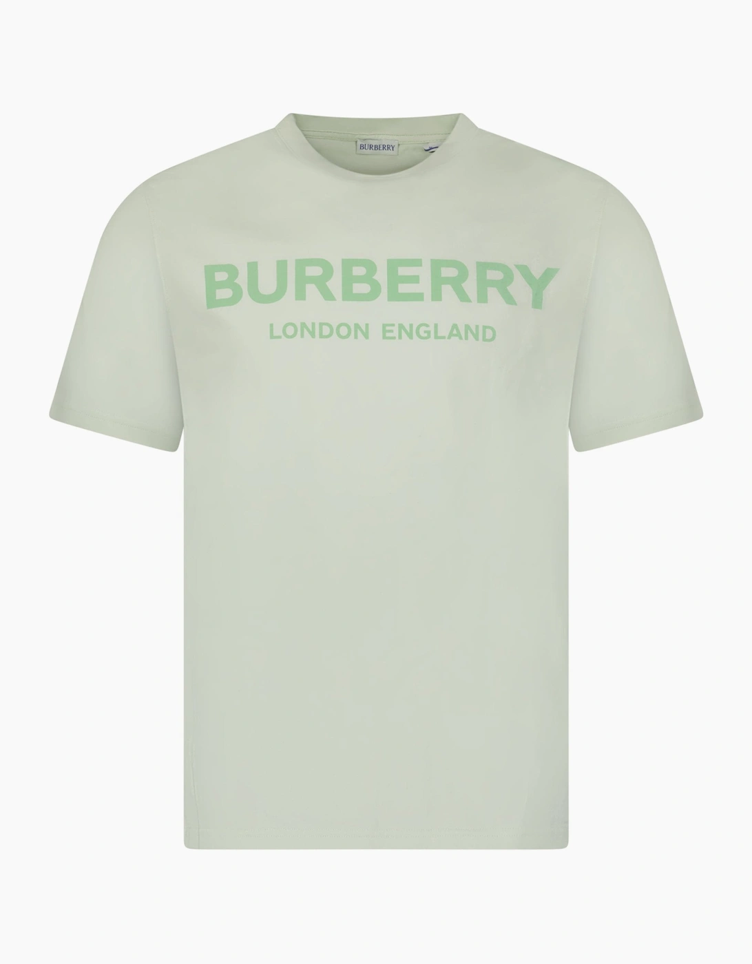 Burberry 'Ellison' London Logo Print T-Shirt Mint Green