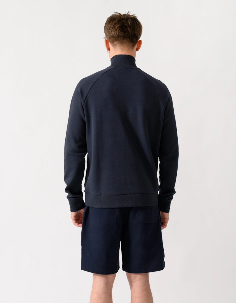 BOSS Green Sweat Mens 1/4 Zip Sweatshirt - Dark Blue 402