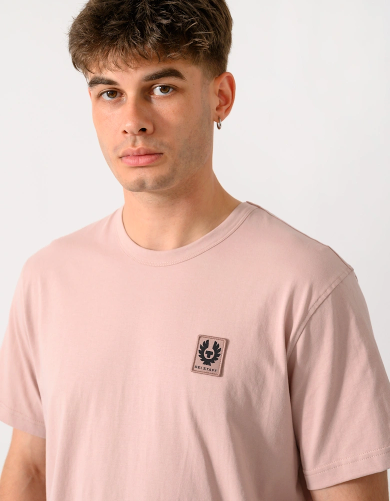 Belstaff Mens Icon Logo T-Shirt - Dusk Pink