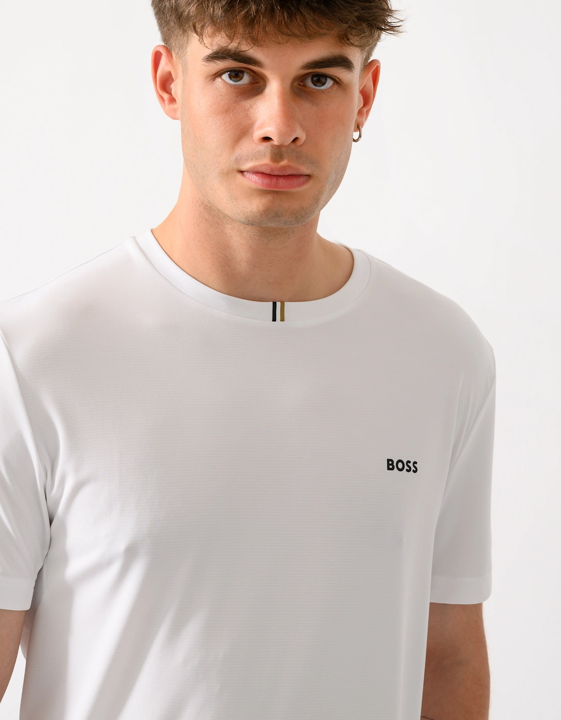 BOSS Green TOC Game Mens T-Shirt - White 100