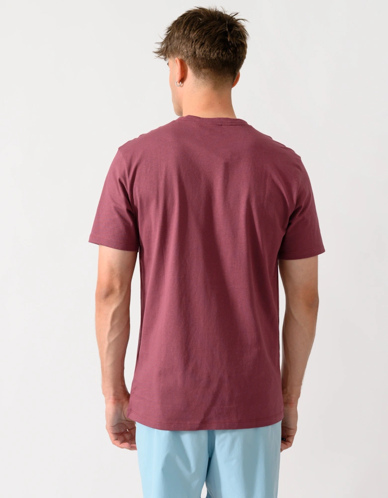 BOSS Orange Tales Mens Cotton-Jersey T-shirt With Logo Patch - Medium Red 618