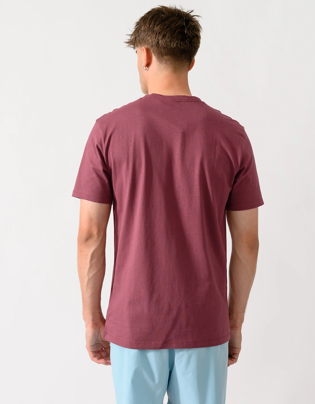 BOSS Orange Tales Mens Cotton-Jersey T-shirt With Logo Patch - Medium Red 618