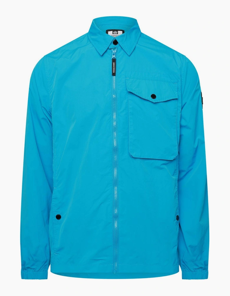 Granville Solid Patterned Flap Pocket Overshirt