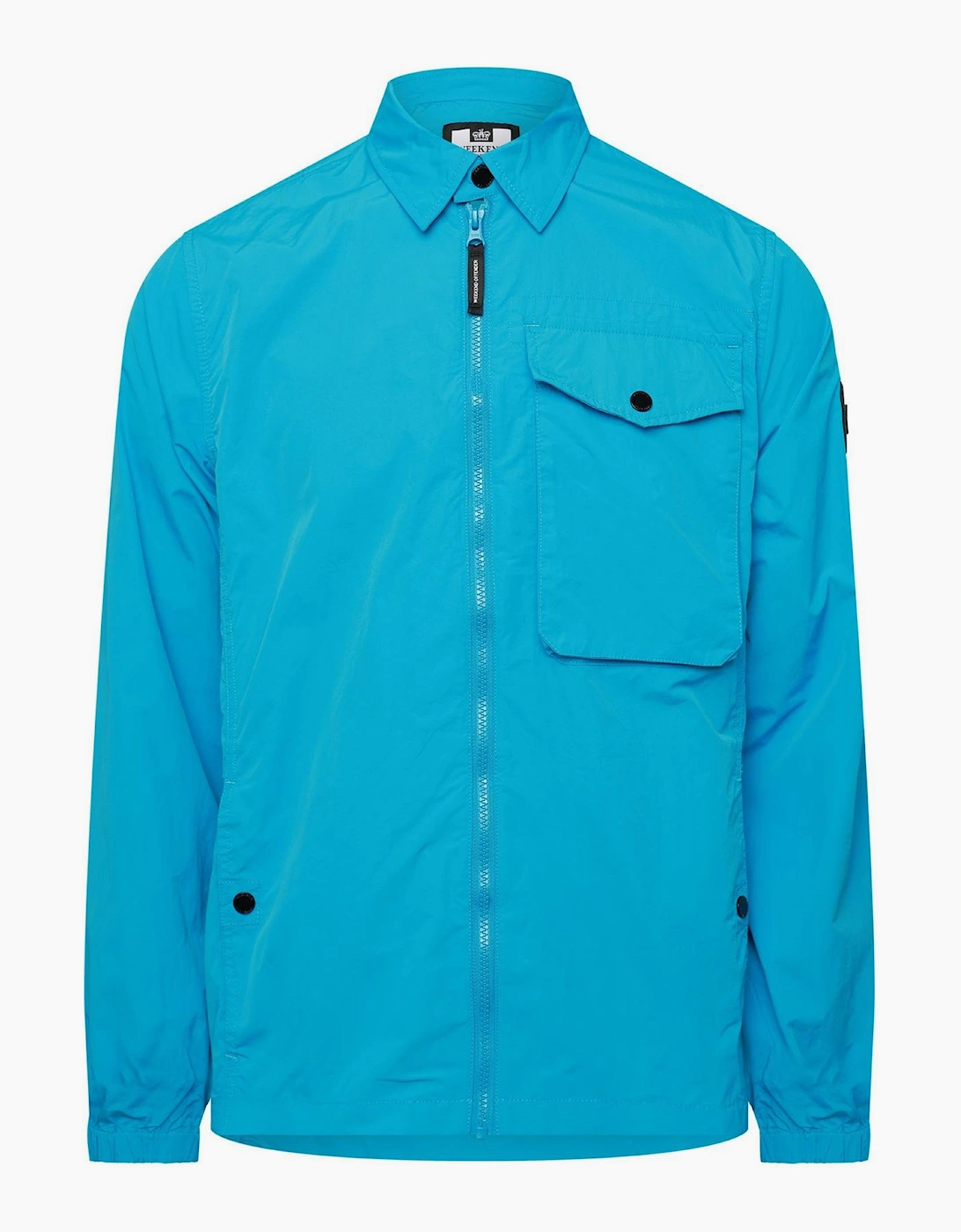Granville Solid Patterned Flap Pocket Overshirt