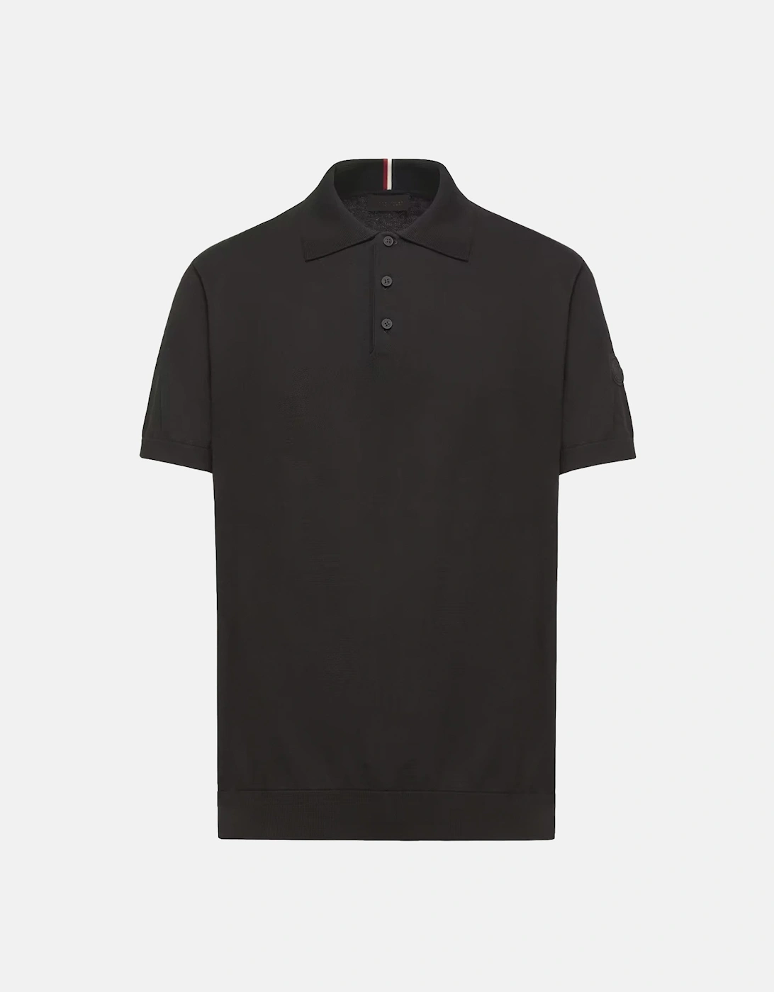 Knitted Polo Shirt Black, 7 of 6