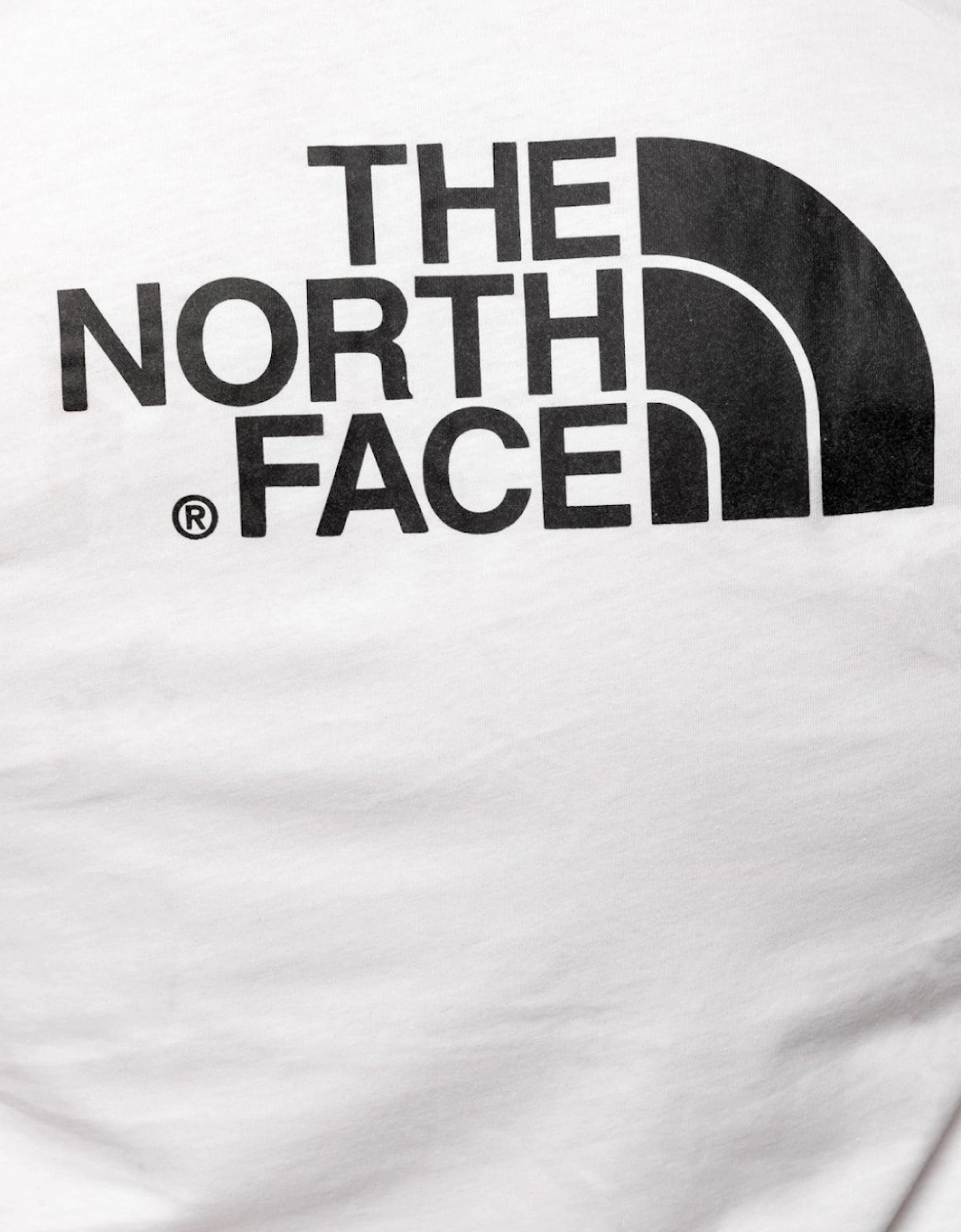 The North Face Mens Long Sleeve Easy T-shirt in White