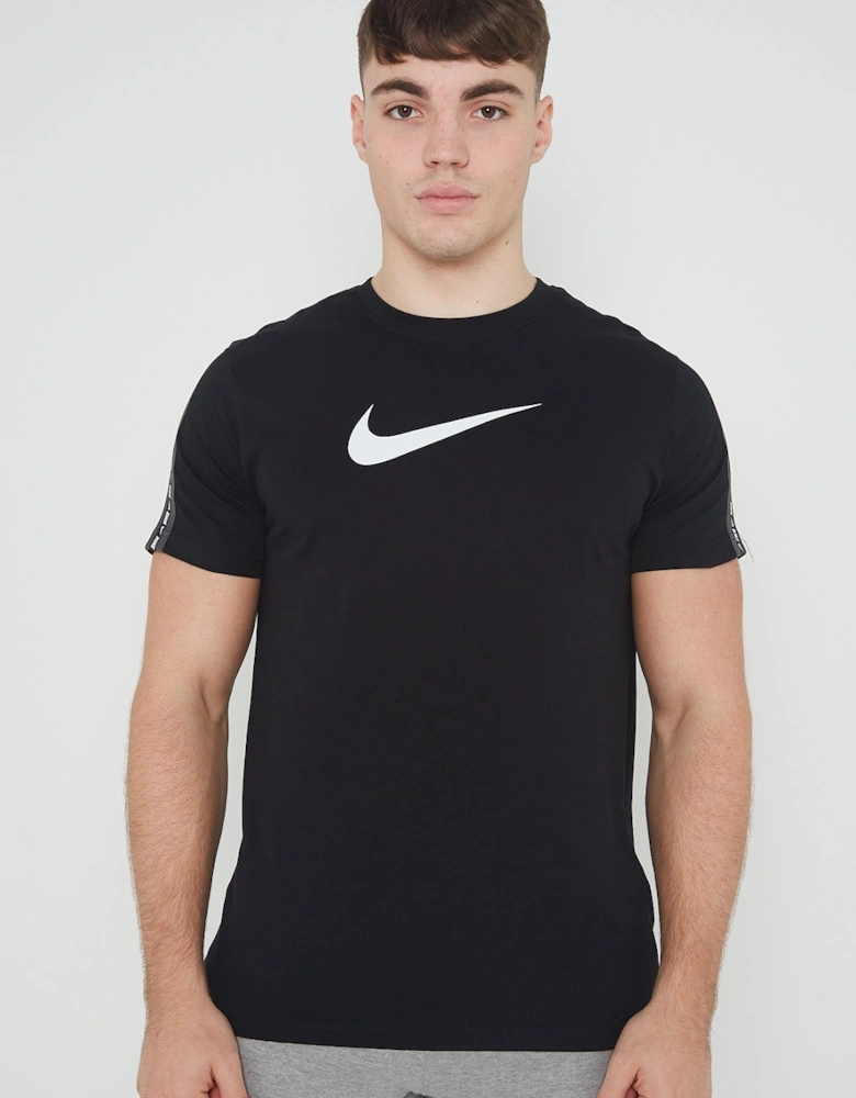 Nike Mens Sportswear Repeat T Shirt in Black