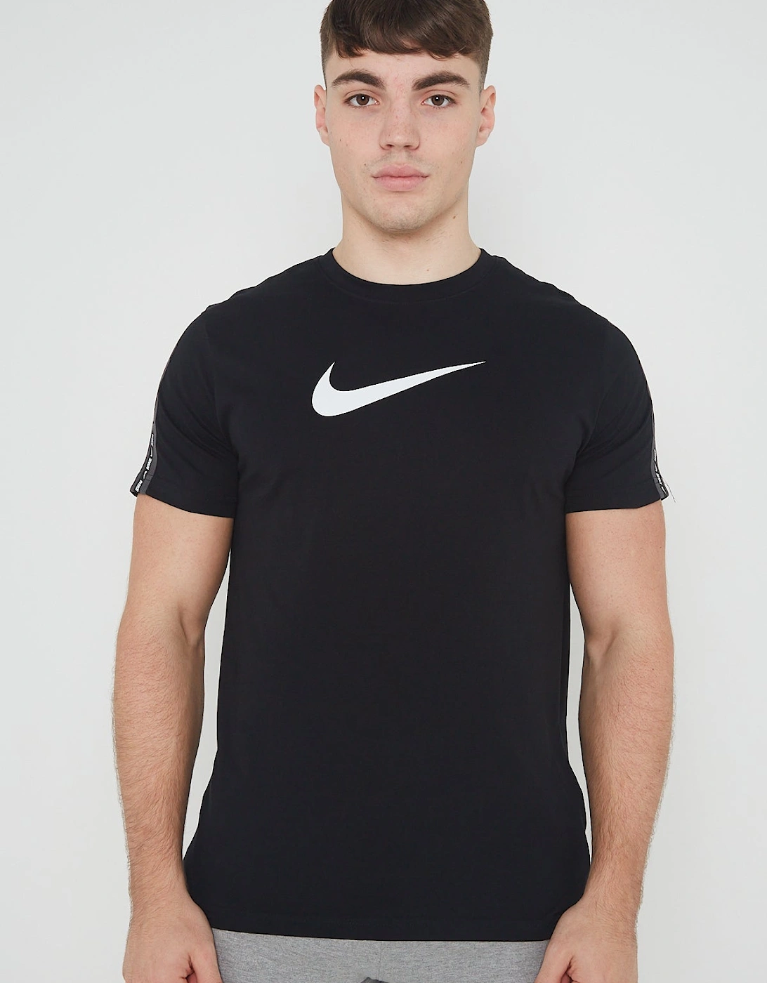 Nike Mens Sportswear Repeat T Shirt in Black