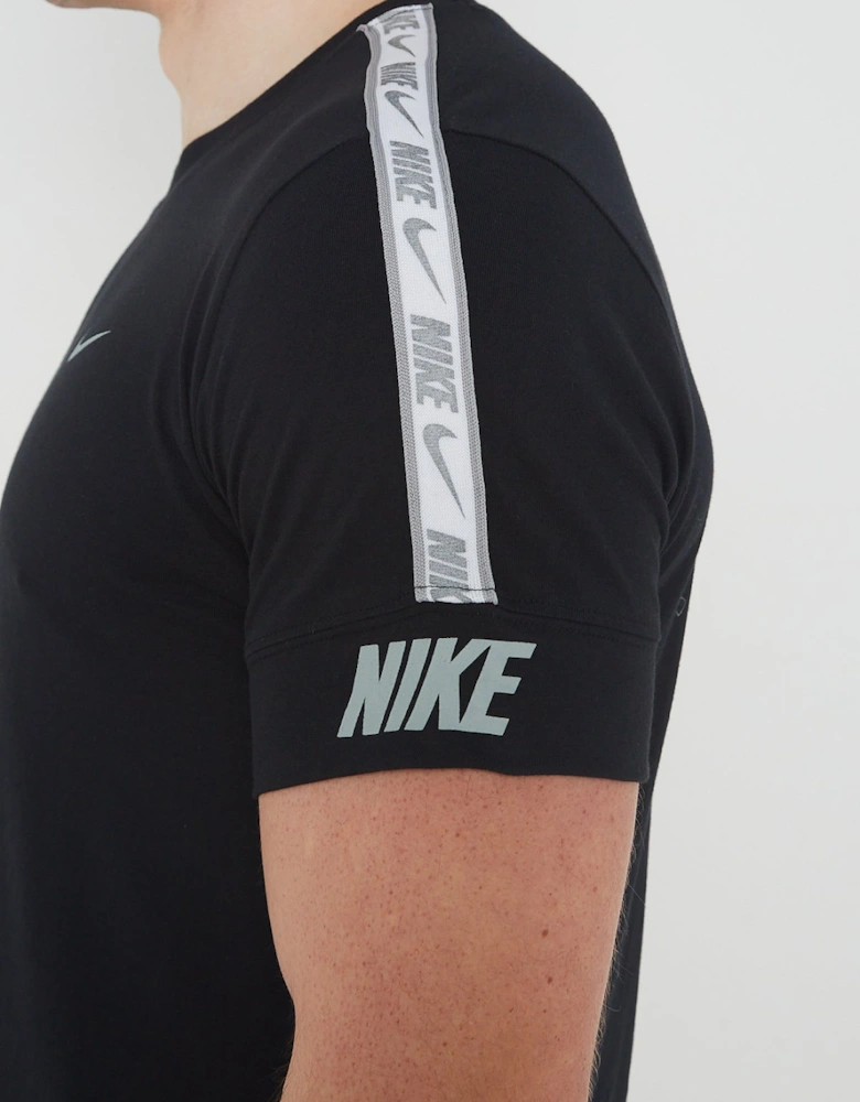 Nike Mens NSW Repeat T Shirt in Black