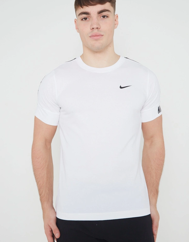 Nike Mens NSW Repeat T Shirt in White