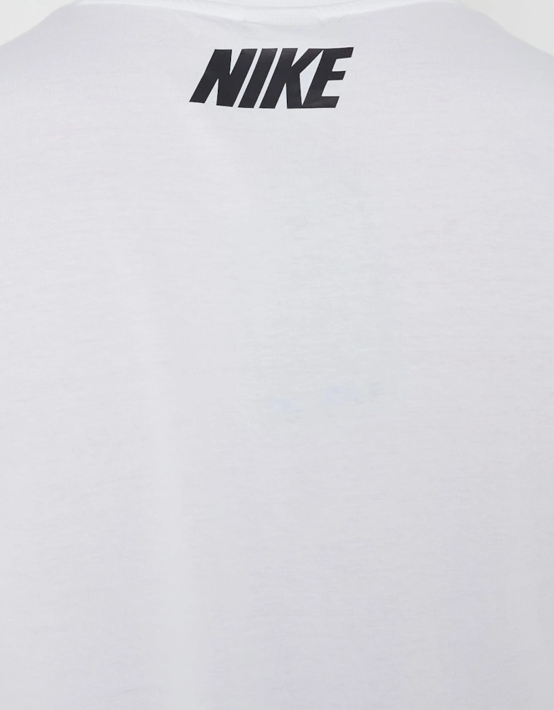 Nike Mens Sportswear Repeat T Shirt in White