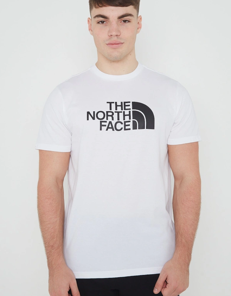 The North Face Mens Easy Tee Short Sleeve T-shirt in White