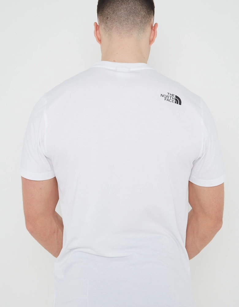 The North Face Mens Easy Tee Short Sleeve T-shirt in White