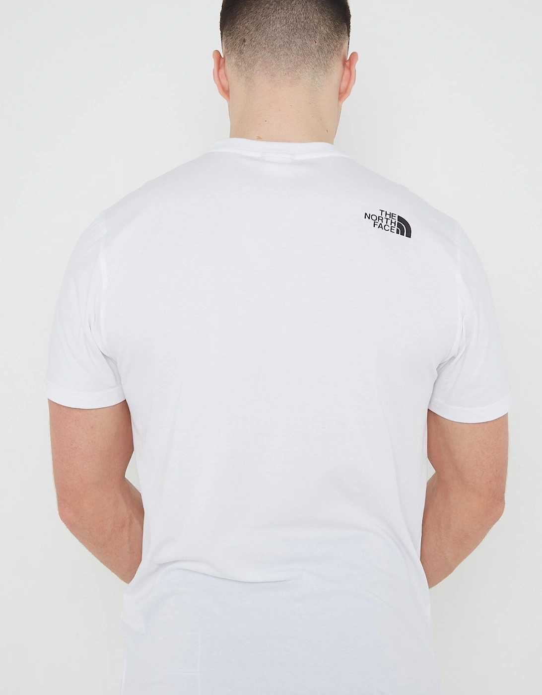 The North Face Mens Easy Tee Short Sleeve T-shirt in White